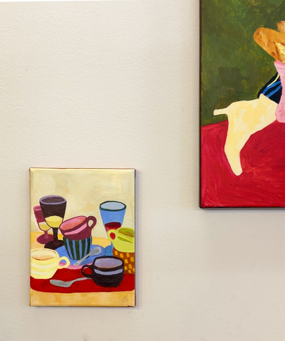 there are people to love and dishes to do | Original Painting
